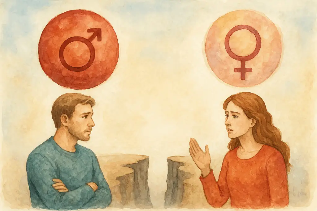 Mænd er fra Mars, og kvinder er fra Venus eller hvad?